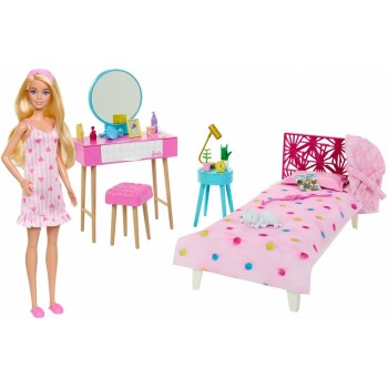 Papusa Barbie cu dormitor,...