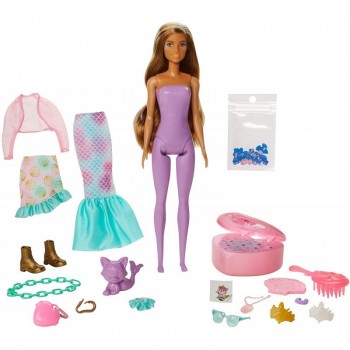 Papusa Barbie, Color Reveal...